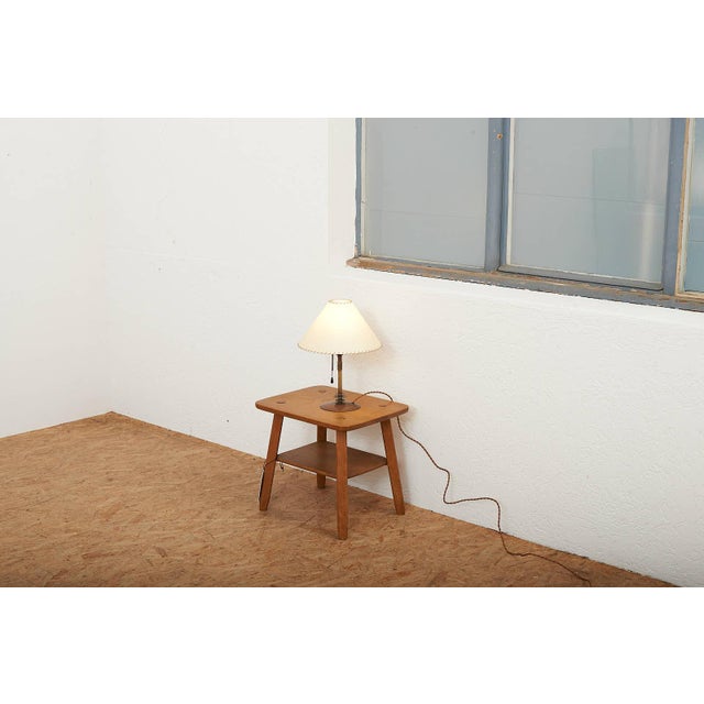 Table Lamp with Brass Base by Arthur Streit, 1930s For Sale - Image 12 of 14