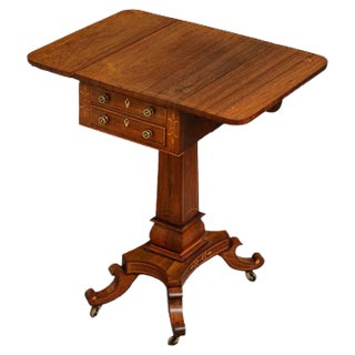 Antique Regency Rosewood Pembroke Table For Sale