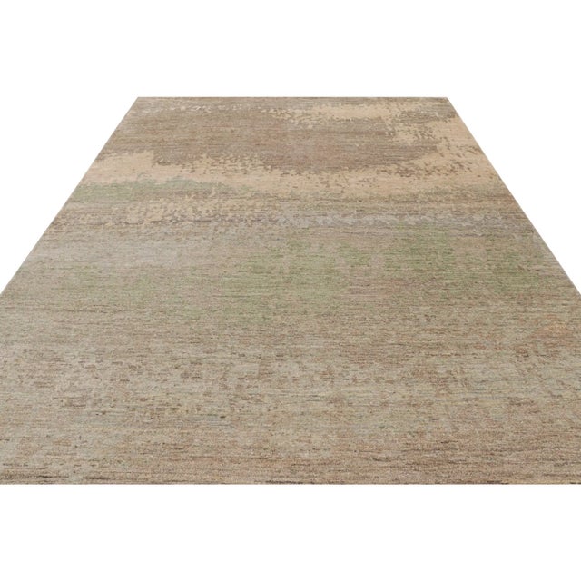 2010s Rug & Kilim’s Modern Abstract Rug in Polychromatic Painterly Patterns For Sale - Image 5 of 7