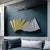 Curtis Jere's "Outfold" silver and gold metal sculpture will cast a wave of glamour across your wall. This glitzy wall...