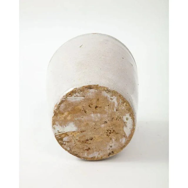 Ivory Antique Stoneware Urn Confit Pot For Sale - Image 8 of 10