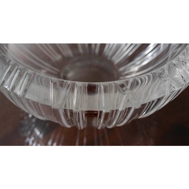 1960s 1960s Tiffany & Co Modern Style Cut Crystal Bowl For Sale - Image 5 of 15