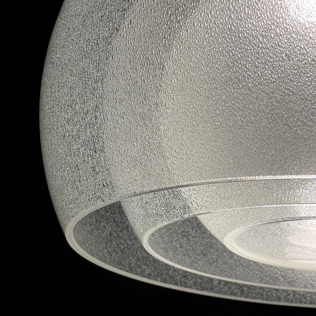 Glass Murano Pendant Lamp from Mazzega, Italy, 1960s For Sale - Image 7 of 17