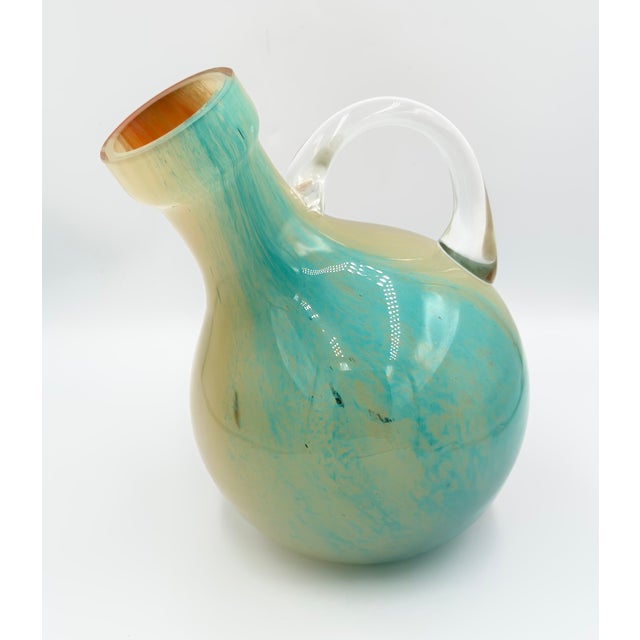 2000 - 2009 Waterford Evolution Crystal 'Armada' Jug Vase Rare Art Glass New Old Stock For Sale - Image 5 of 7