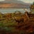 Reproduction print of the original oil painting by American painter Arthur Fitzwilliam Tait (1819-1905) framed in a 2"...