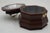 1980s Virginia Metalcrafters Colonial Williamsburg Mahogany Tea Caddy For Sale - Image 5 of 11