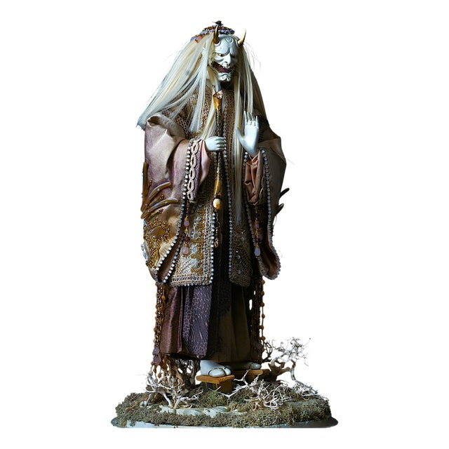 Volga Bondarenko, Oni Doll, 2024, Mixed Media Sculpture For Sale