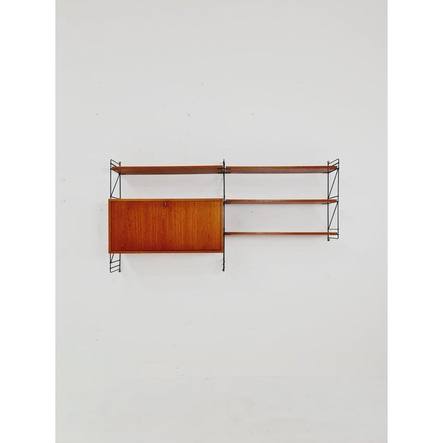 German Teak Shelf System from Erbus, West Germany, 1950s For Sale - Image 4 of 11