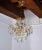 Glass Italian Regency Crystal Chandelier, 1970 For Sale - Image 7 of 8