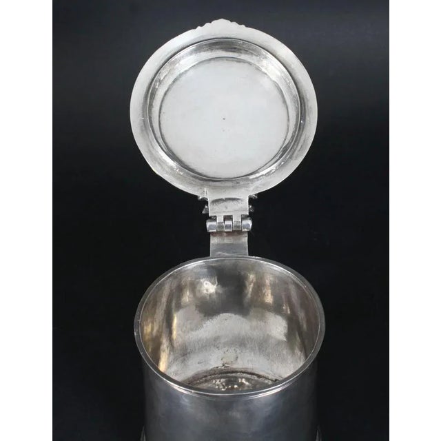 17th Century Charles II English Sterling Silver Tankard, 1680s For Sale - Image 14 of 18