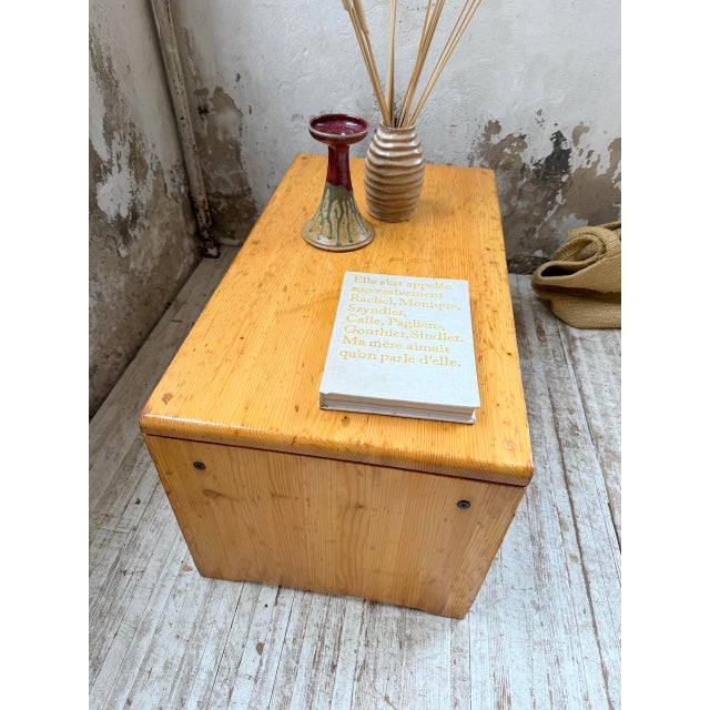 Wood Coffee Table by Charlotte Perriand for Les Arcs 1800, 1970s For Sale - Image 7 of 18