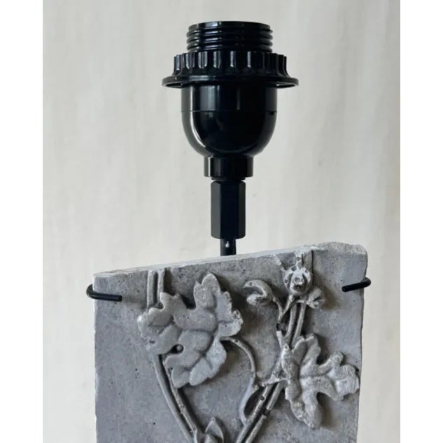 Sculpture Materials Late 19th Century Table Lamp Made From Antique Plaster Moulding Fragments For Sale - Image 7 of 7