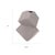 Ceramic Taupe Ceramic Cubic Vase Small For Sale - Image 7 of 8