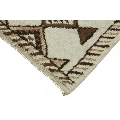 Beige Bohemian Runner Rug For Sale - Image 4 of 7