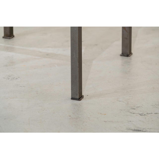 Black Postmodern Chair in Metal and Wood, Italy, 1980s For Sale - Image 8 of 11