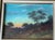 English Vintage Signed Framed Sunrise Landscape For Sale - Image 3 of 11