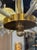 Modern Modern Murano Glass and Brass Globe Chandelier For Sale - Image 3 of 7