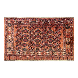 Antique Ersari Turkoman Rug 3'0" X 4'9" For Sale
