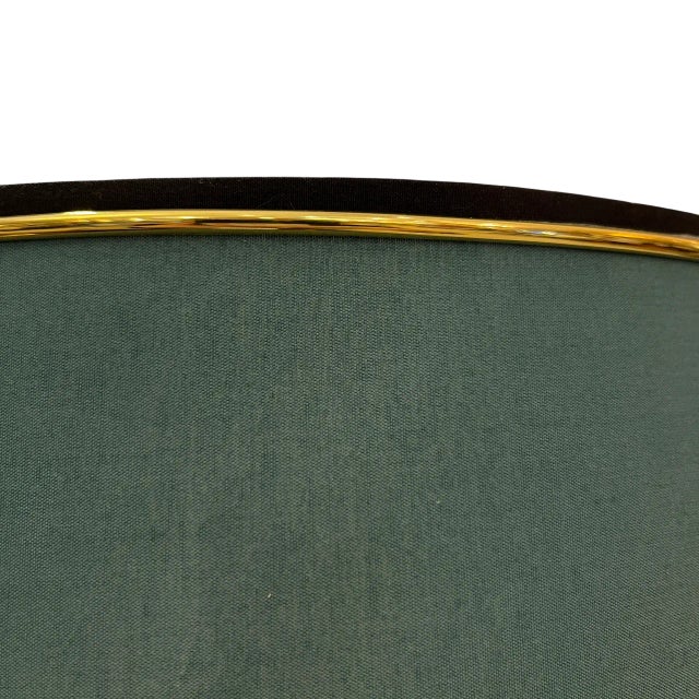 Black Medici Cup Gold Lamp from Maison Charles, 1950s For Sale - Image 8 of 9