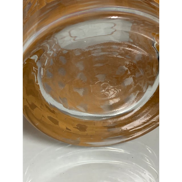 1960s Vintage Libbey Cane Glass Tumblers- a Pair For Sale - Image 5 of 8