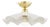 Mitzi Maisie 16 in. 1 Light Pendant in Aged Brass and Ceramic Rough Texture White Finish For Sale