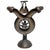 Emblem with Two-Headed Serpent, Spider and Double Gong from Royal Bamoun For Sale - Image 3 of 5