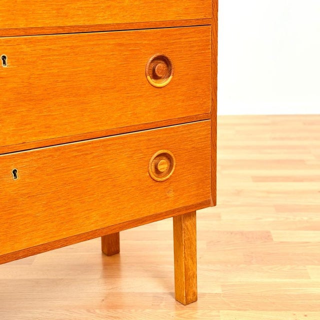 1950s Swedish Chest of Drawers in Teak, 1950 For Sale - Image 5 of 7