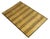 6'x9' Hand-Knotted Modern Tibetan Wool & Silk Carved Linear Rug in Gold & Green For Sale In Los Angeles - Image 6 of 10
