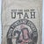 American Early 20th Century Union Portland Cement Devil's Slide Utah Double-Sided Canvas Cement Sack For Sale - Image 3 of 10