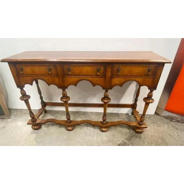 Jacobean Revival Dresser in Walnut, 1930s For Sale - Image 13 of 13