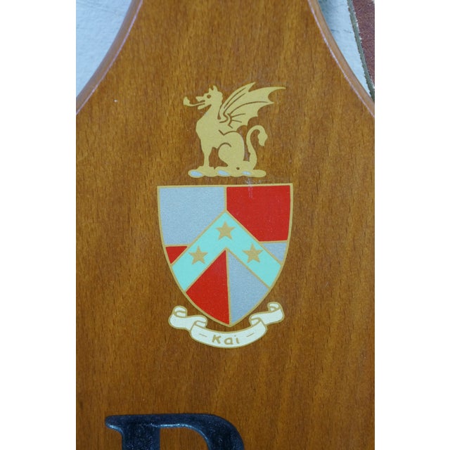 1960s Miami University Bθπ Beta Theta Pi Greek Fraternity Hazing Paddles 22" For Sale - Image 6 of 15