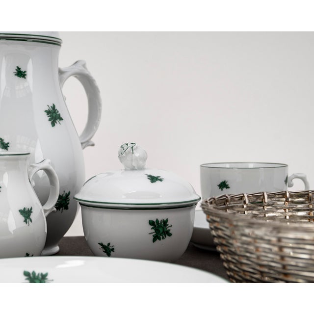 Biedermeier Mirabell Tête-À-Tête for Two on Wooden Tray from Fürstenberg, 1990s, Set of 12 For Sale - Image 11 of 15