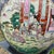 Vintage Large Porcelain Hand Painted Medallion Chinese Famille Rose Fishbowl /Jardiniere For Sale - Image 10 of 12