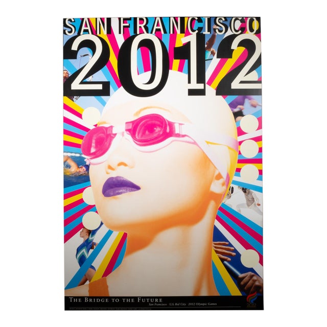 Original San Francisco Olympic Summer Games Poster, 2002 by Jennifer Morla Design For Sale