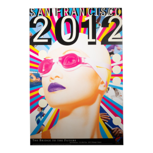 Original San Francisco Olympic Summer Games Poster, 2002 by Jennifer Morla Design