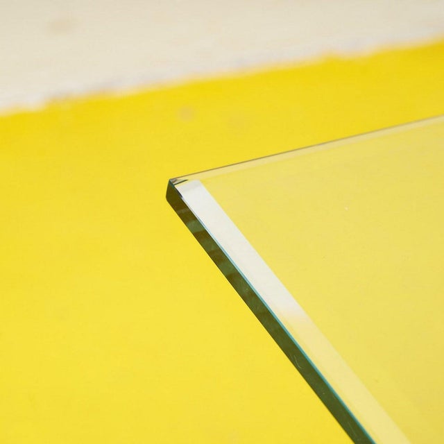 Art Deco Style Coffee Table in Metal, Wood and Resin, 1950s For Sale - Image 10 of 12