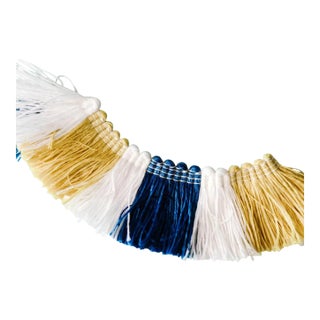 Tri-Color 1.75" Brush Trim Lemon Grove Yellow Sample For Sale
