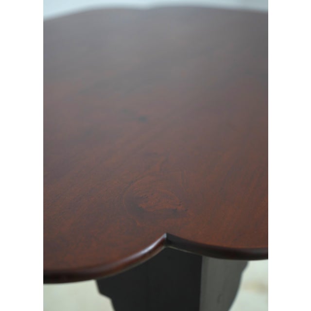 1990s Eldred Wheeler Cherry Top Country Occasional Table For Sale - Image 5 of 13