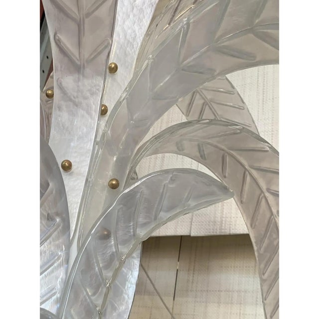 Opalino Palm Tree Murano Glass Floor Lamp by Simoeng For Sale - Image 10 of 13