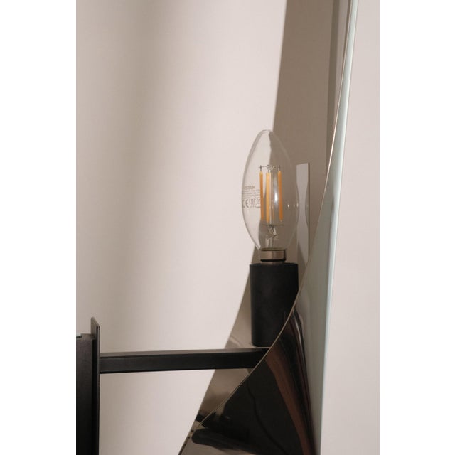 Wall Sconces in the style of Michel Boyer, 1970s, Set of 2 For Sale - Image 11 of 12