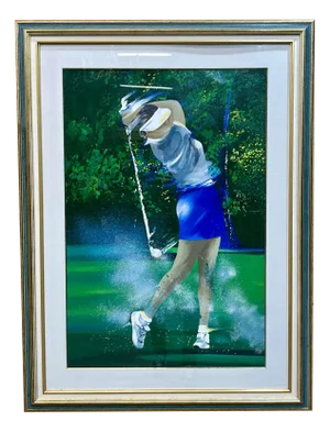 Victor Spahn, Golfer, 1990s, Lithograph