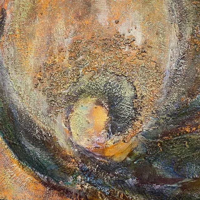 "Radiant Pledge" Abstract Expressionist Painting by Frederick Terna For Sale - Image 4 of 11