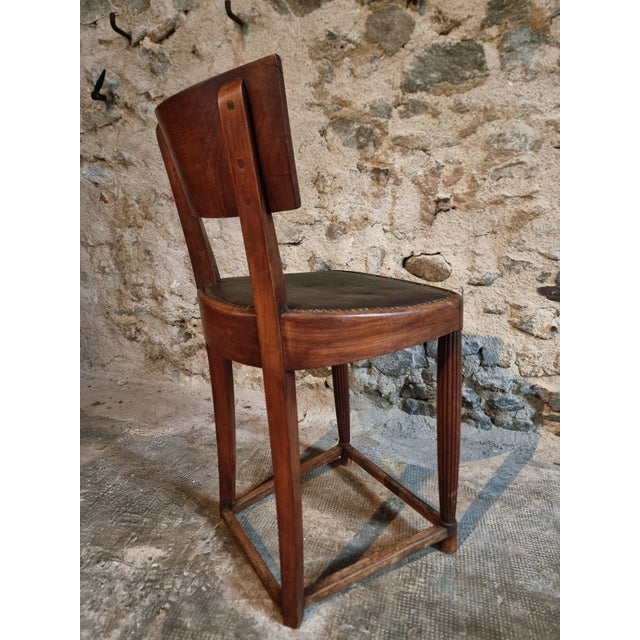 Antique French Beechwood Chair, Early 1900s For Sale - Image 12 of 17