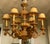 Antique Gustavian Style Swedish Beechwood Chandelier.