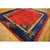Art Deco 1920s Red Floral Antique Chinese Art Deco Rug 9' X 9'9'' Handknotted Wool Carpet For Sale - Image 3 of 9