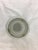 French 1940's Frosted Floral Glass Vase With Brass Setting For Sale - Image 4 of 7