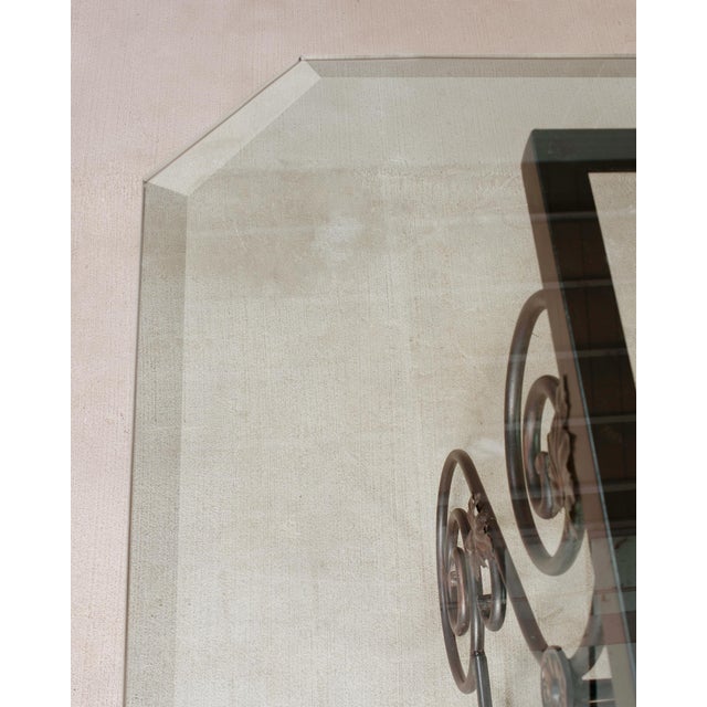 Italian Scrolled Iron Patio Garden Dining Table For Sale - Image 14 of 18