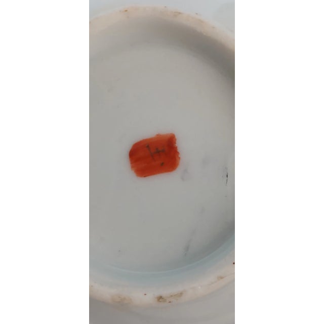 Asian Vintage Asian Tea Pot, Covered Sugar Bowl, and Creamer Set- 3 Pieces For Sale - Image 3 of 12