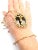 1970s Salvador Dali Gold Black Onyx Christ Saint John Cross Bracelet Necklace Cert For Sale - Image 9 of 11