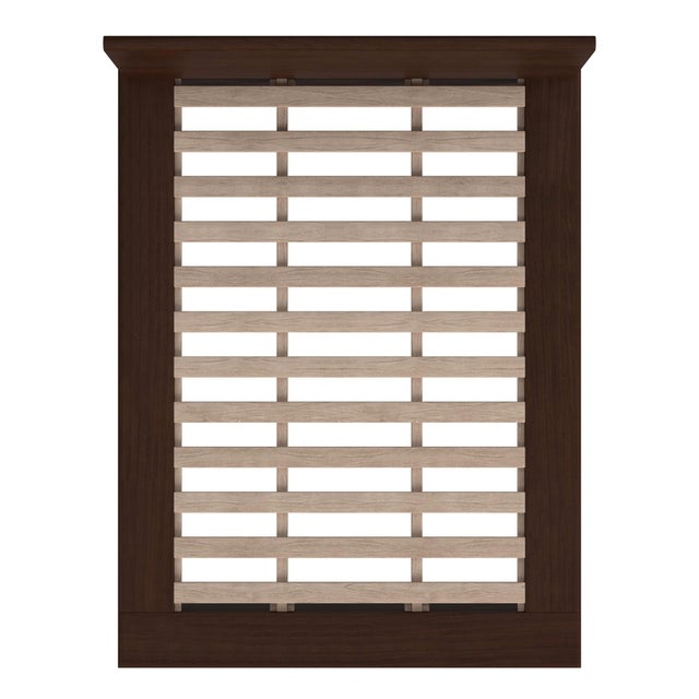 Brown Halmstad Wood Platform Queen Bed, Brown For Sale - Image 8 of 9